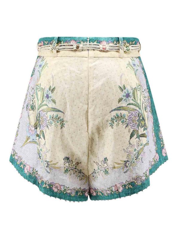 ZIMMERMANN: トラウザーショーツ online - ショートパンツ - クリーム