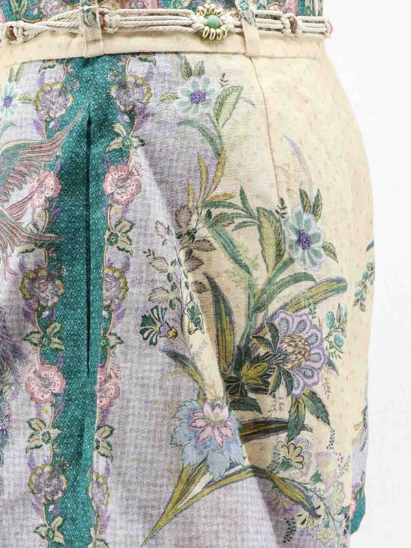 The Best Shops ZIMMERMANN: トラウザーショーツ - ショートパンツ - クリーム