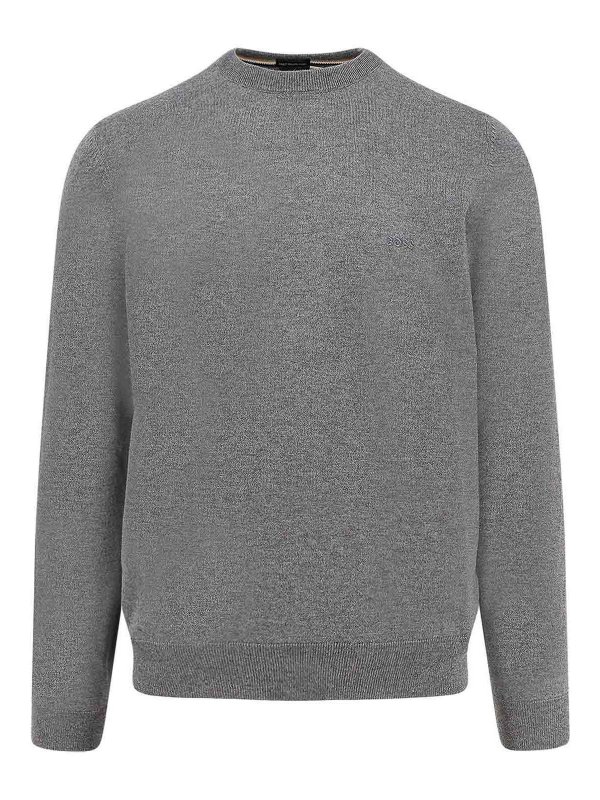 Hugo Boss: クルーネック - クルーネック - グレー