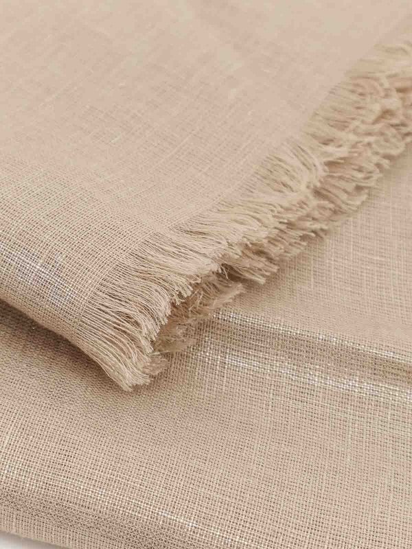 BRUNELLO CUCINELLI: Écharpes online - Écharpe - Jaune Clair