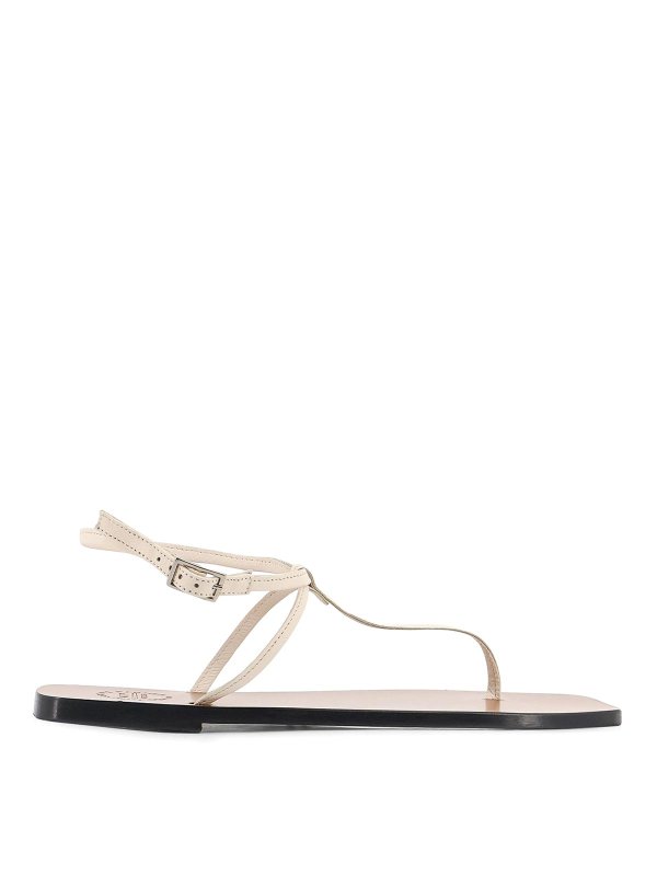 ATP ATELIER: Sandalen - Sandalen - Hellbeige