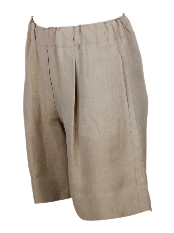 ANTONELLI FIRENZE: トラウザーショーツ online - ショートパンツ - ベージュ