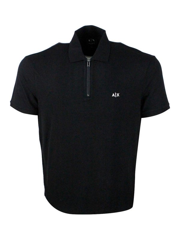 ARMANI EXCHANGE: Polos  - Polo - Noir