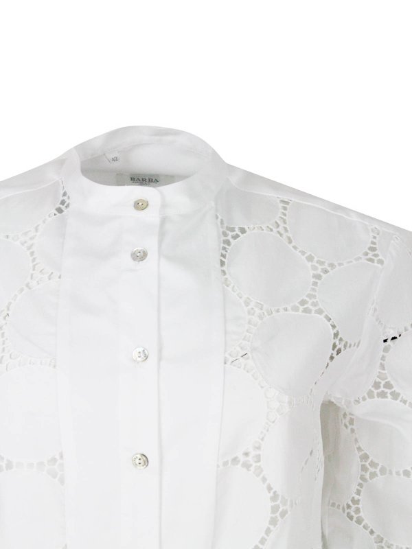 シャツ - 白 shop online: BARBA NAPOLI