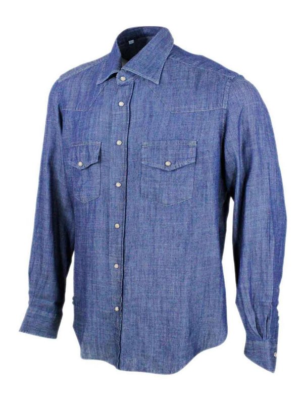 ELEVENTY: Camisas online - Camisa - Azul