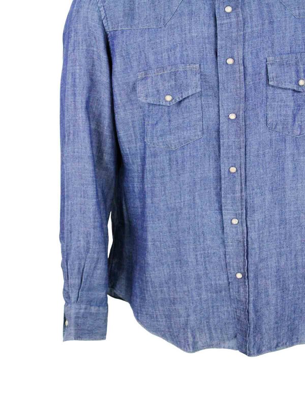 Camisa - Azul shop online: ELEVENTY