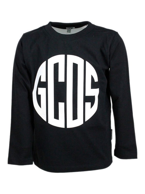 GCDS: Tシャツ - Tシャツ - 黒