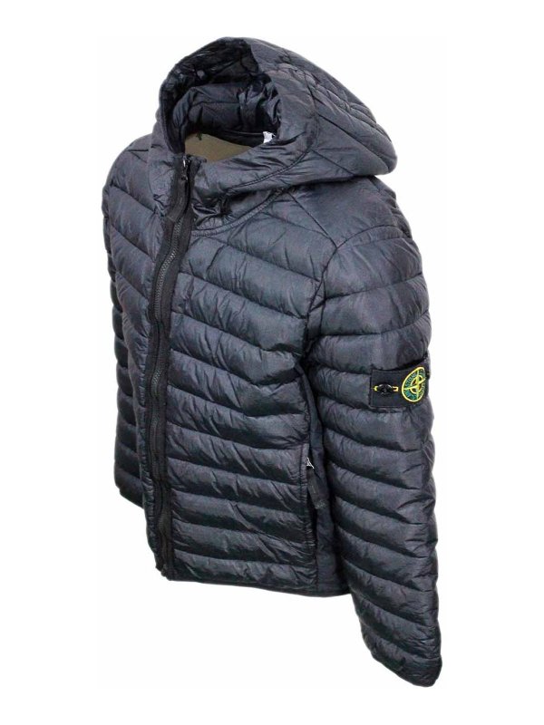 STONE ISLAND: ダウン・ハイテクジャケット online - ダウンジャケット - 黒