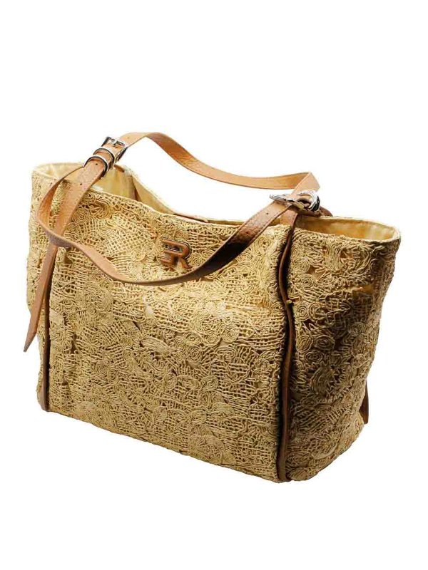 ERMANNO FIRENZE: Handtaschen - Shopper - Beige