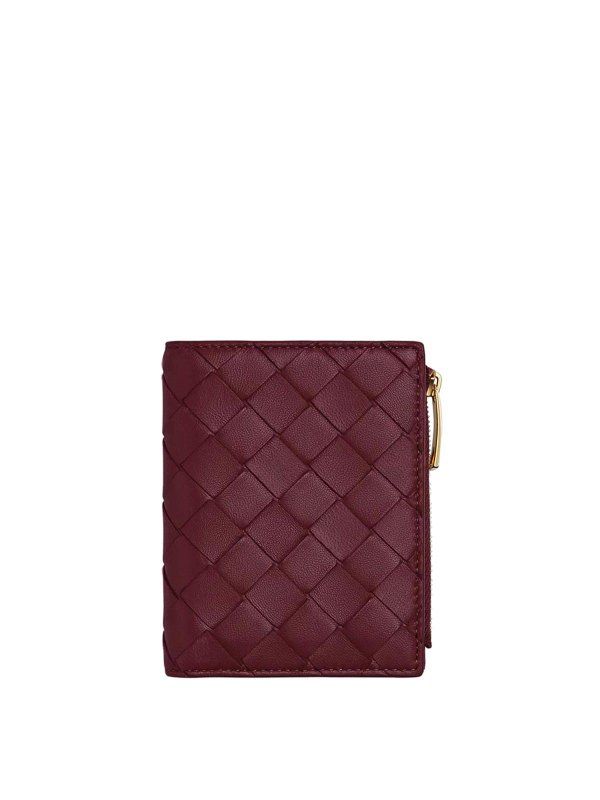 BOTTEGA VENETA: 財布＆ポーチ - 財布 - 赤