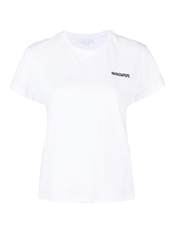 PATRIZIA PEPE: T-shirts - T-Shirt - Weiß