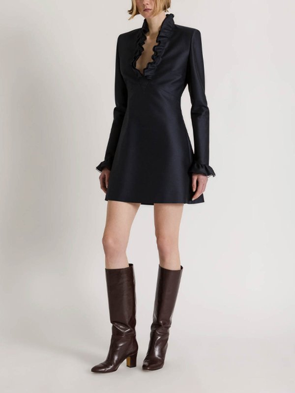 ALBERTA FERRETTI: abiti al ginocchio online - Abito con scollo a V