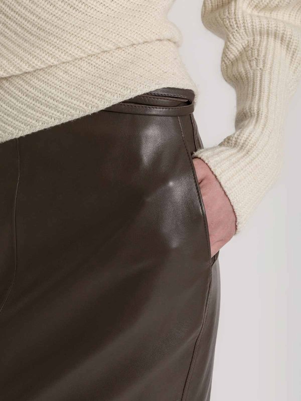 ALBERTA FERRETTI buy online Lederrock - Braun