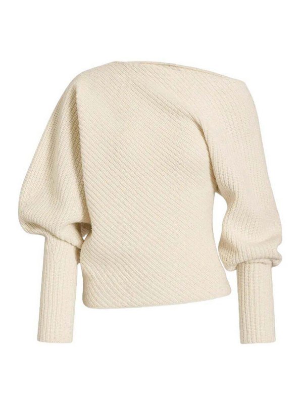 ALBERTA FERRETTI: Col bateau - Pull Col Bateau - Blanc