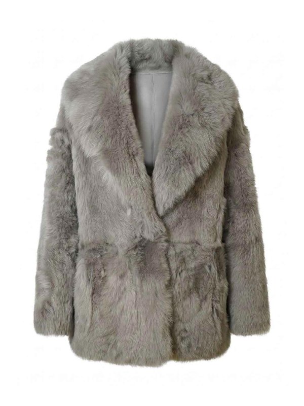 Blancha: Pelz und Shearling - Pelz - Taupe