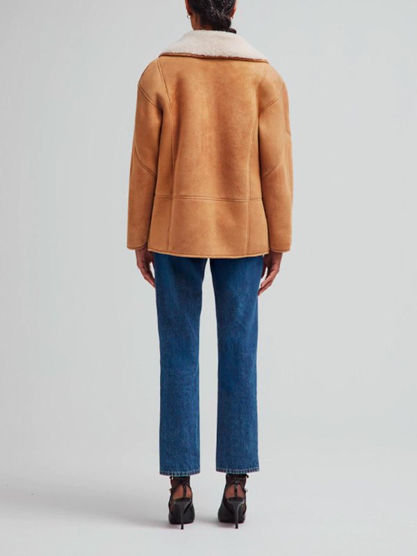 毛皮/ムートンコート - キャメル shop online: BLAZÉ MILANO