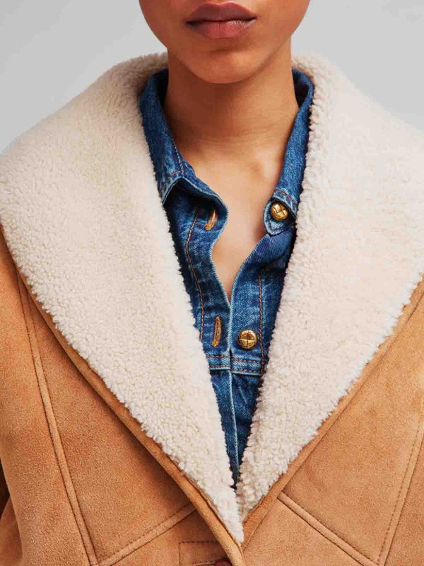 BLAZÉ MILANO buy online 毛皮/ムートンコート - キャメル