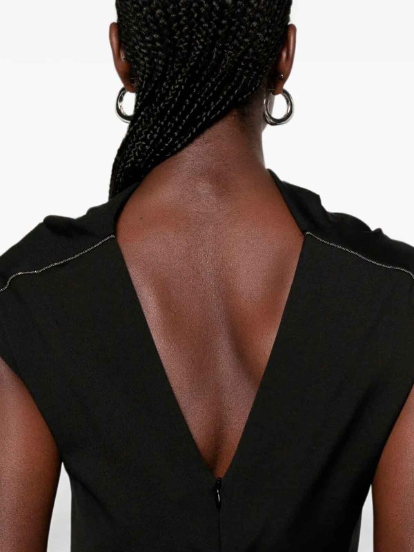 BRUNELLO CUCINELLI buy online Knielanges Kleid - Schwarz