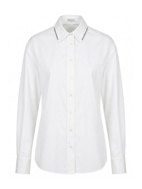 BRUNELLO CUCINELLI: Camisas - Camisa - Blanco