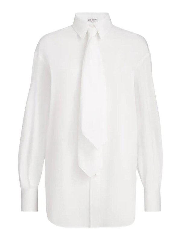 BRUNELLO CUCINELLI: Camisas - Camisa - Blanco