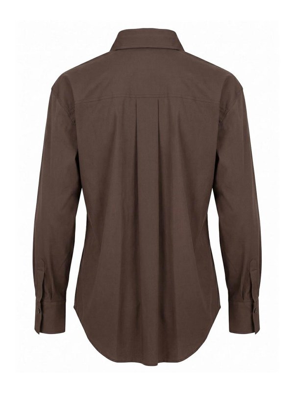 BRUNELLO CUCINELLI: シャツ online - シャツ - ブラウン