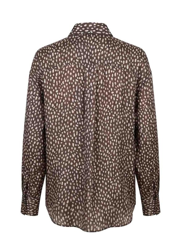 BRUNELLO CUCINELLI: シャツ online - シャツ - ダークブラウン