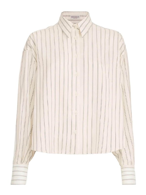 BRUNELLO CUCINELLI: Camisas - Camisa - Blanco