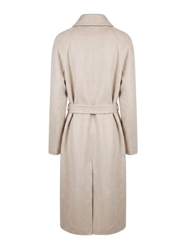 BRUNELLO CUCINELLI: トレンチコート online - トレンチコート - グレー