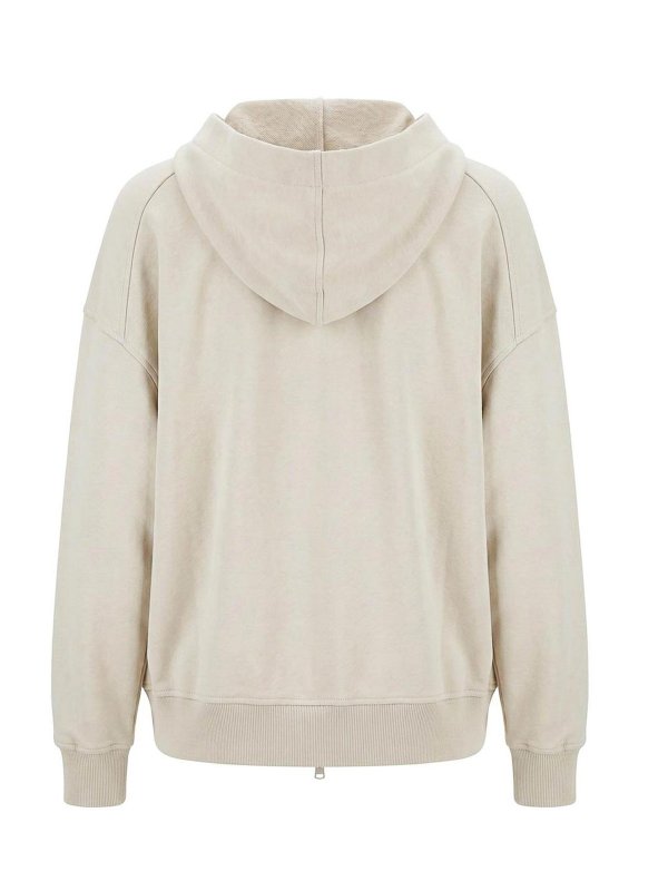BRUNELLO CUCINELLI: Sudaderas y suéteres online - Sudadera - Blanco