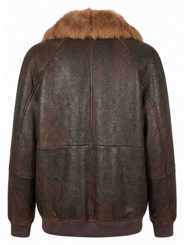 BRUNELLO CUCINELLI: bombers online - Fur Jacket
