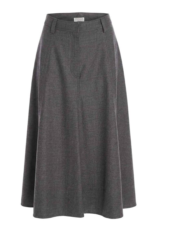 BRUNELLO CUCINELLI: Knee length skirts & Midi - Skirt