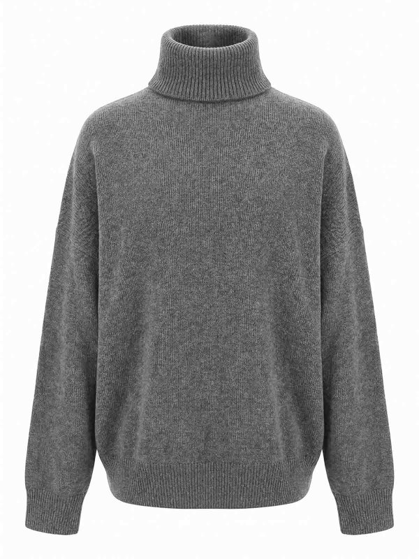 BRUNELLO CUCINELLI: Rollkragenpullover  und Polo-Ausschnitt online - Rollkragenpullover - Schwarz