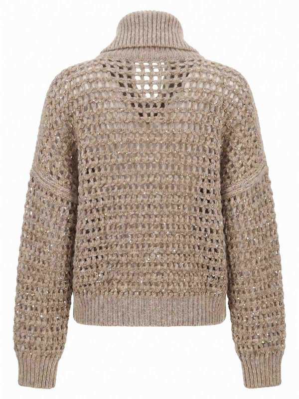 BRUNELLO CUCINELLI: カーディガン online - カーディガン - ベージュ