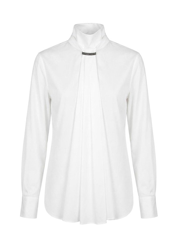 BRUNELLO CUCINELLI: Blouses - Blouse - Blanc