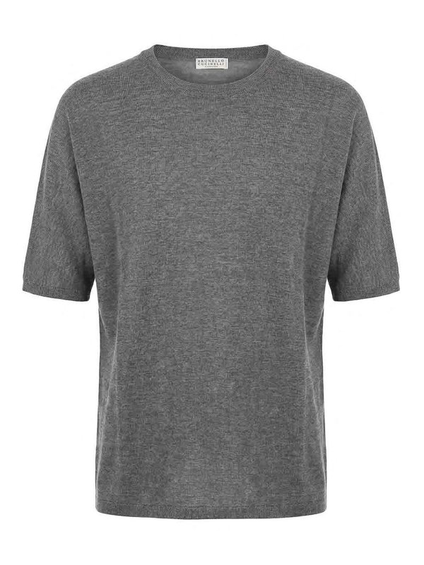 BRUNELLO CUCINELLI: T-shirts - T-Shirt - Schwarz