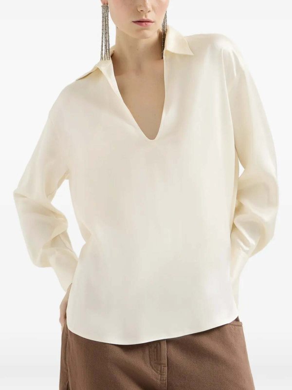 BRUNELLO CUCINELLI buy online Blouse - Blanc