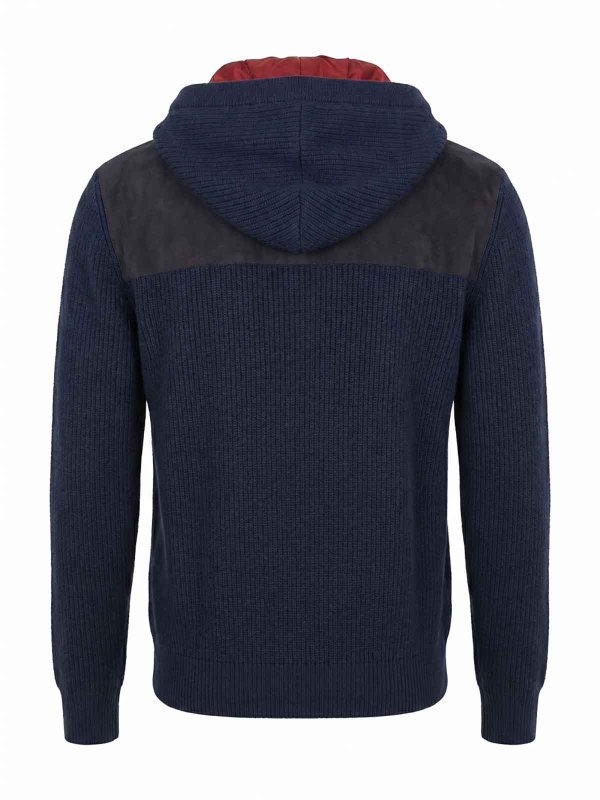 BRUNELLO CUCINELLI: Bombers online - Bomber - Bleu
