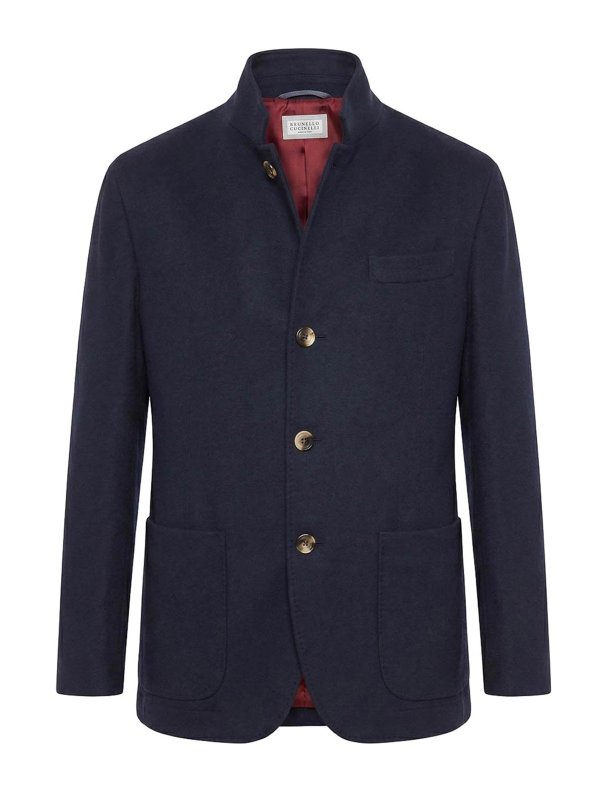 BRUNELLO CUCINELLI: Vestes de costume - Blazer - Bleu