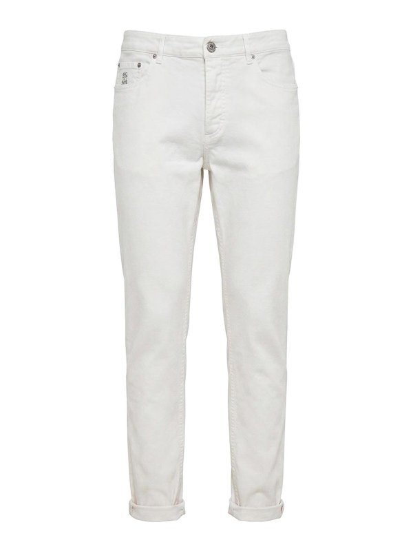 BRUNELLO CUCINELLI: straight leg jeans - Jeans