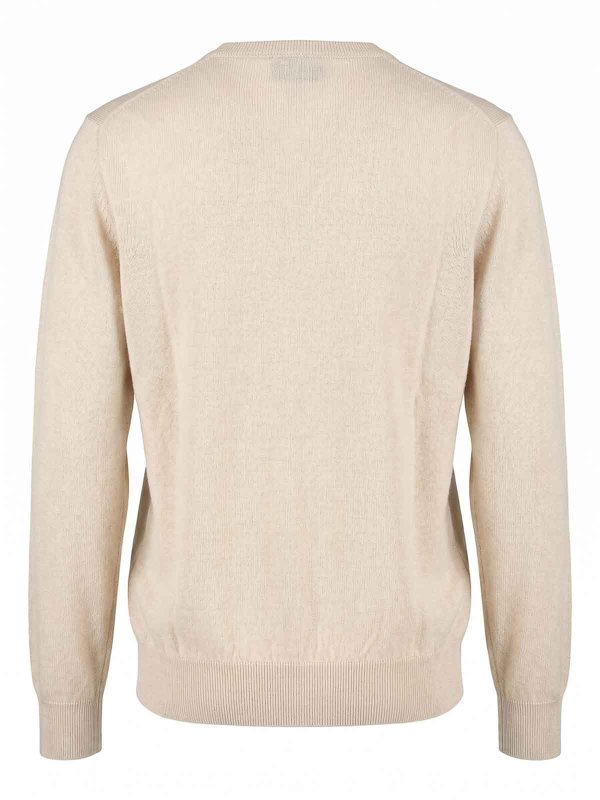 BRUNELLO CUCINELLI: Pull col rond online - Pull Col Rond - Beige