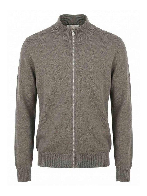 BRUNELLO CUCINELLI: Cardigans - Cardigan - Dunkelgrün