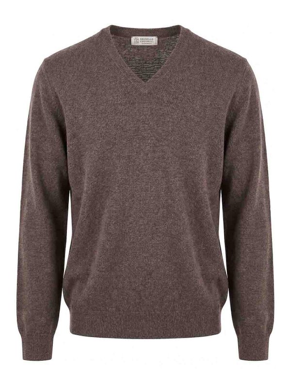 BRUNELLO CUCINELLI: クルーネック - クルーネック - グレー