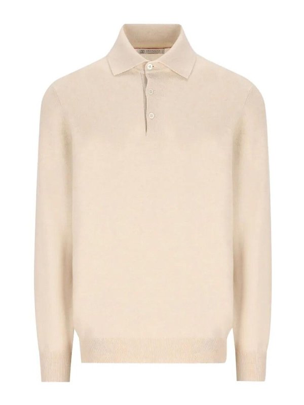 BRUNELLO CUCINELLI: Pull col rond - Pull Col Rond - Beige
