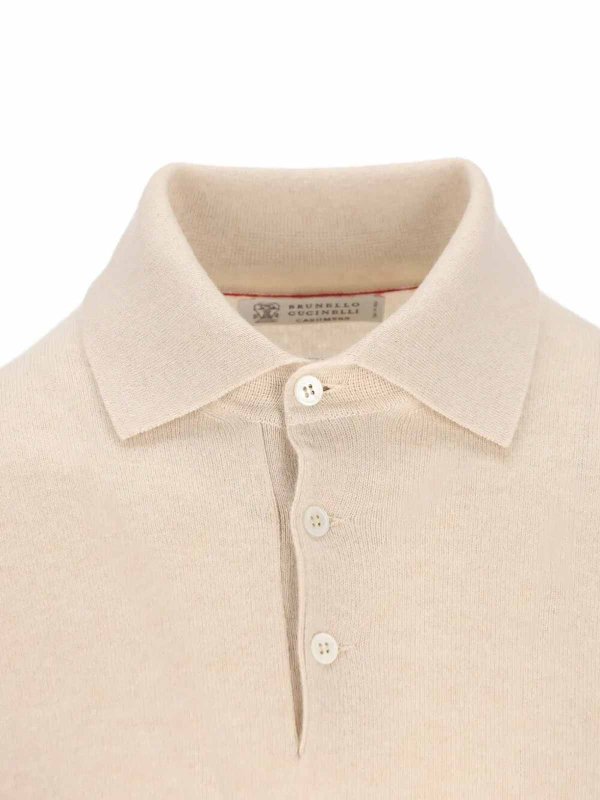 Pull Col Rond - Beige shop online: BRUNELLO CUCINELLI