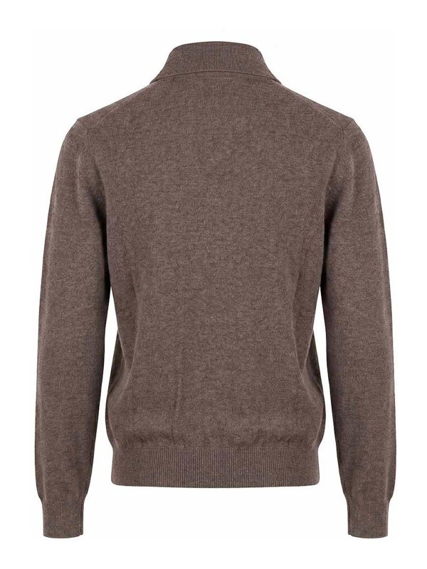 BRUNELLO CUCINELLI: Pull col rond online - Pull Col Rond - Gris
