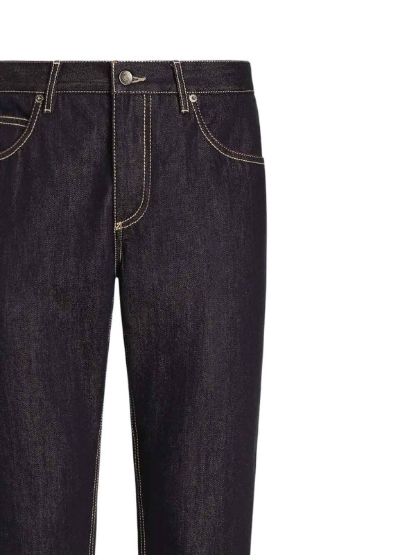 DOLCE & GABBANA: Straight Leg Jeans online - Straight Leg Jeans - Dunkelblau