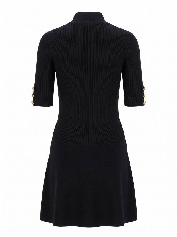 ELISABETTA FRANCHI: ニーレングスドレス online - 膝丈ドレス - 黒