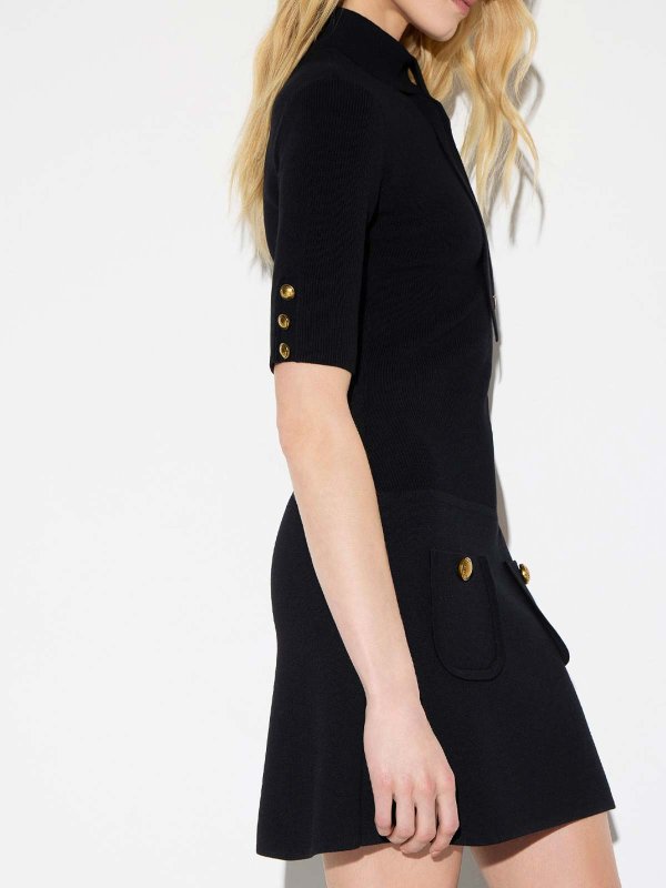 ELISABETTA FRANCHI buy online 膝丈ドレス - 黒
