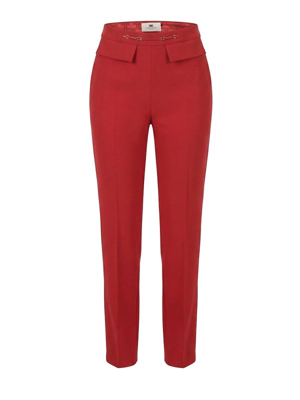 ELISABETTA FRANCHI: pantaloni casual - Pantaloni