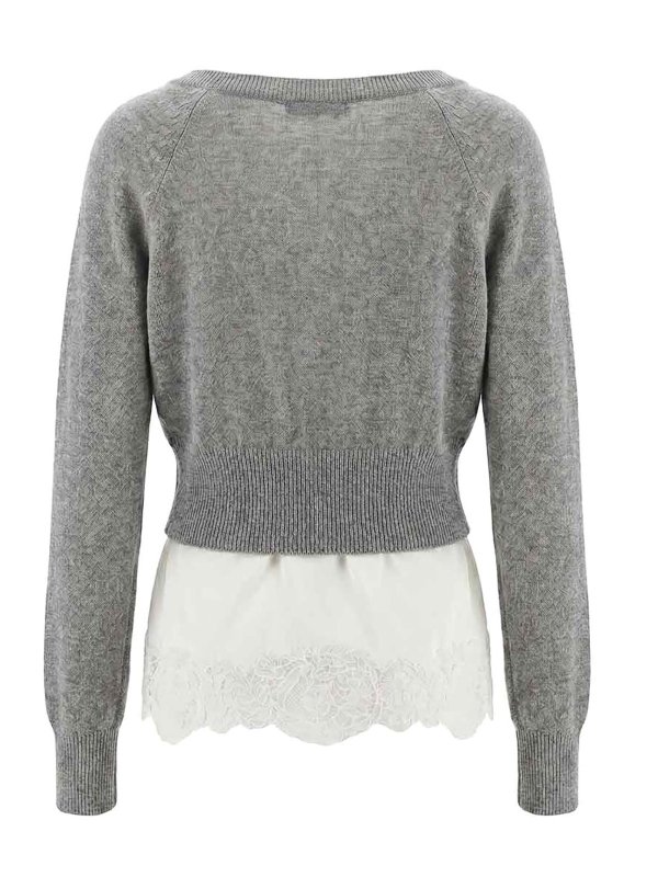 ERMANNO SCERVINO: カーディガン online - カーディガン - グレー